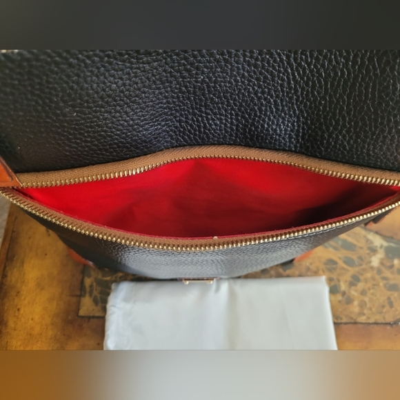 Dooney & Bourke Black and Brown Bag - Picture 8 of 12